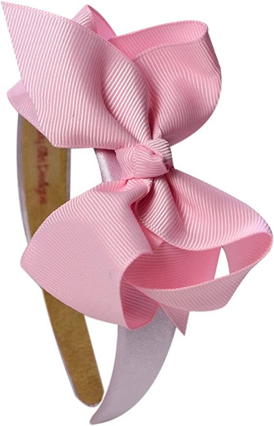 Satin Arch Boutique Bow Headband for Toddlers and Girls