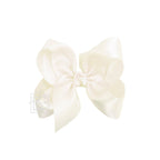 SATIN BOW ON CLIP
