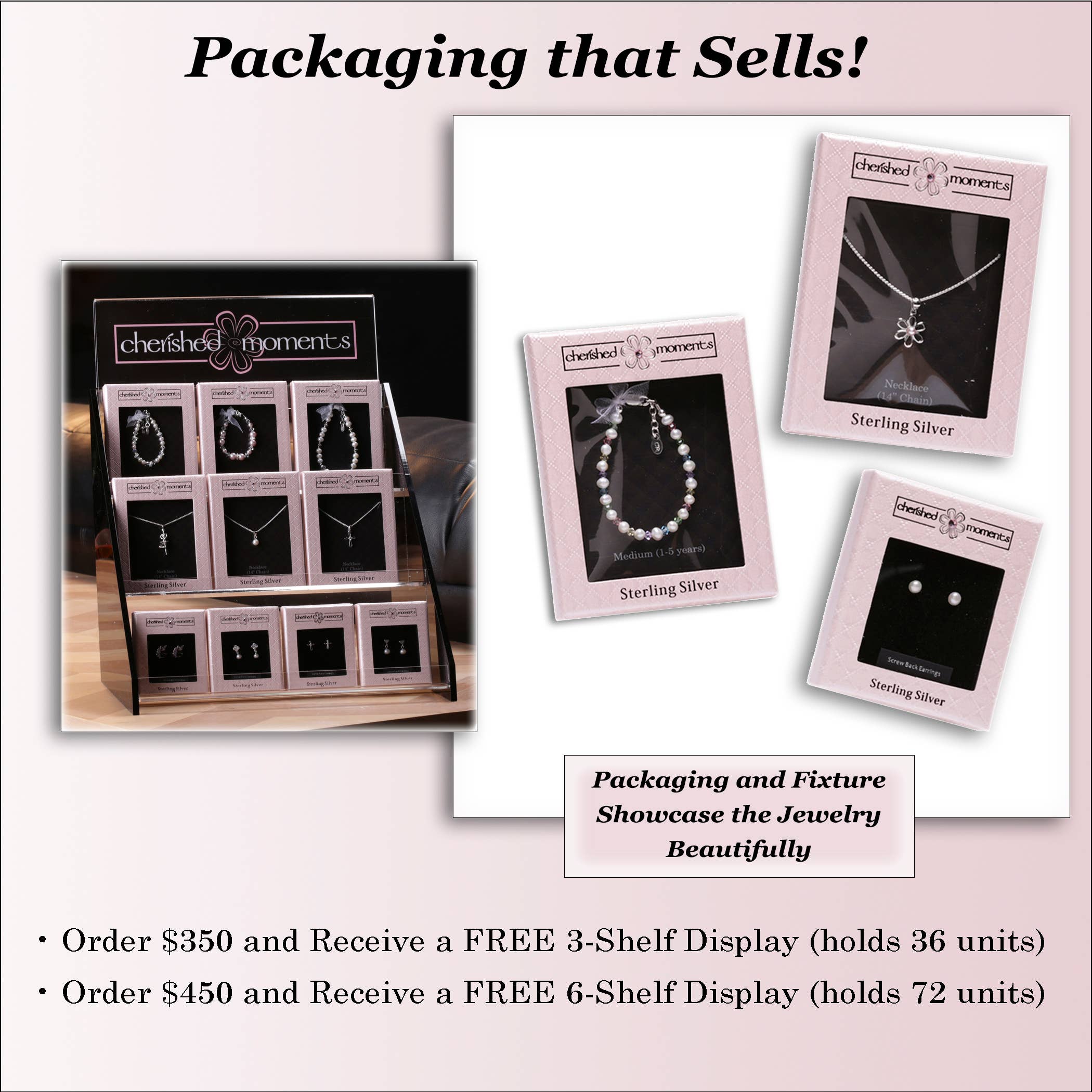 Girls Sterling Silver Strand of Pearls Kids Necklace