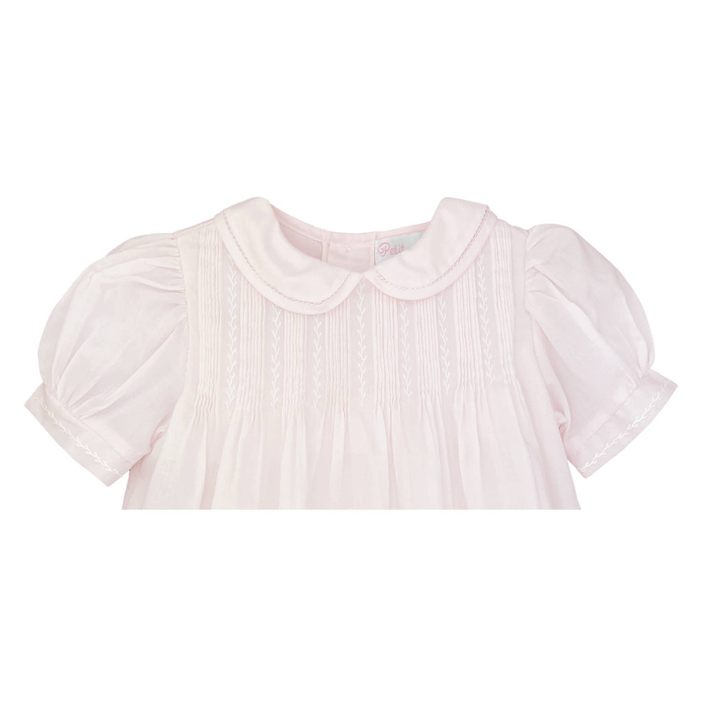 Dress with Pintucks and Featherstitching