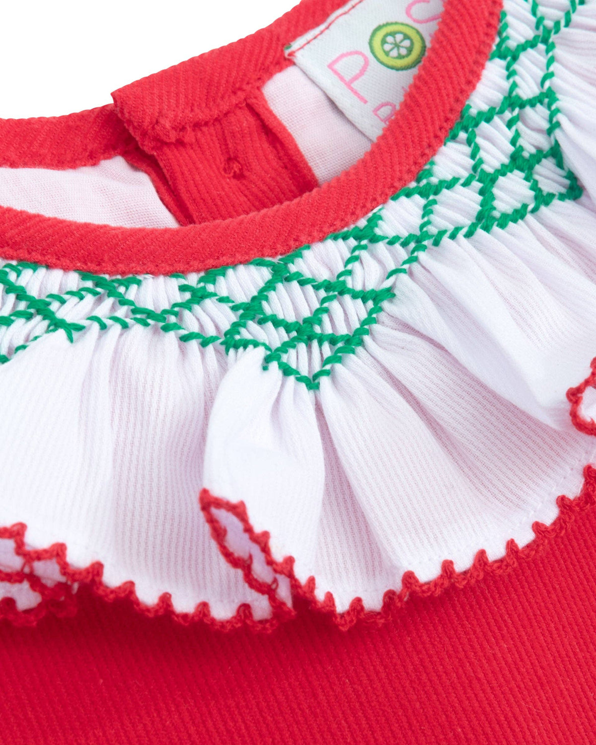 Mistletoe Moments Smocked Corduroy Dress and Bloomer Set