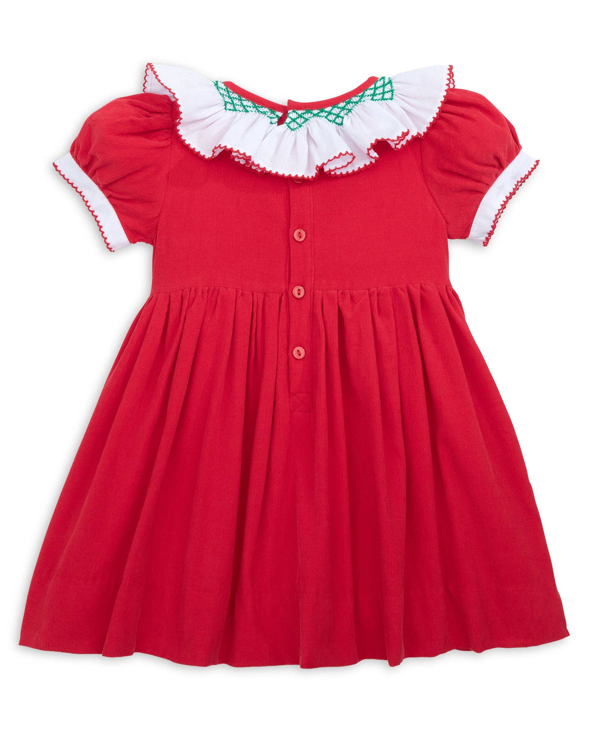 Mistletoe Moments Smocked Corduroy Dress