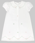 Girl Classics Ashtyn Dress W/Embroidered flowers on the bottom