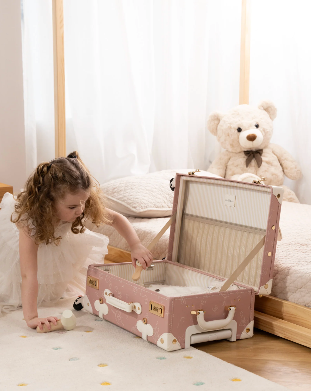 Vegan Leather Play Suitcase Ballerina