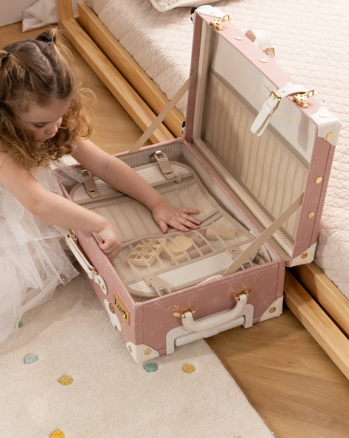 Vegan Leather Play Suitcase Ballerina