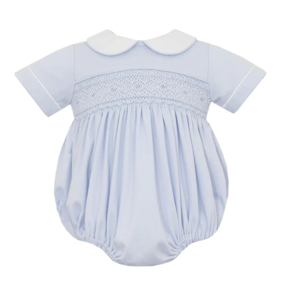 Petit Bebe Blue Tiny Stripe Boy's Bubble