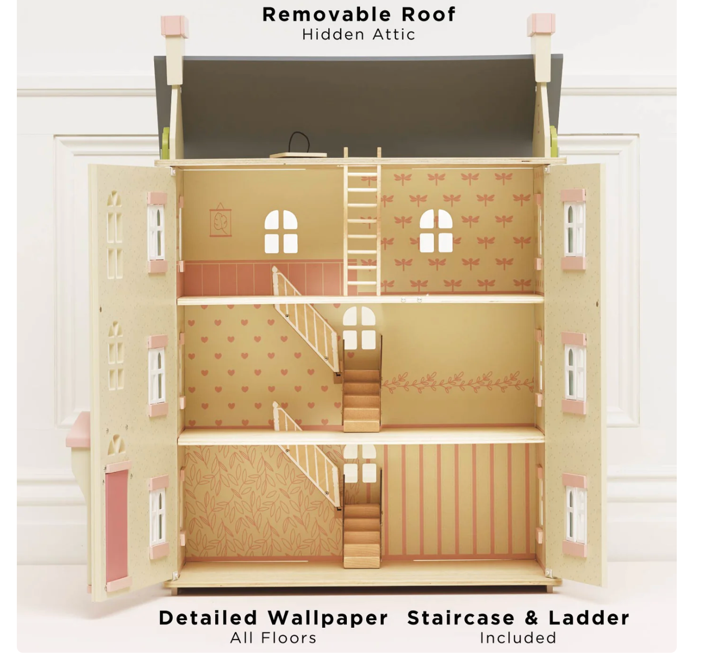 Cherry Tree Hall Wooden Doll House