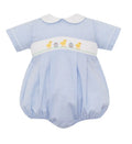 Petit Bebe Easter Chicks Blue Stripe Boy's Bubble