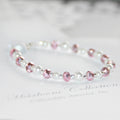 Twinkling Pink & Crystals Pretty Bracelet