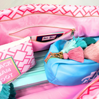 MAHJONG TOTE BAG  |  Wide with Zipper Closure