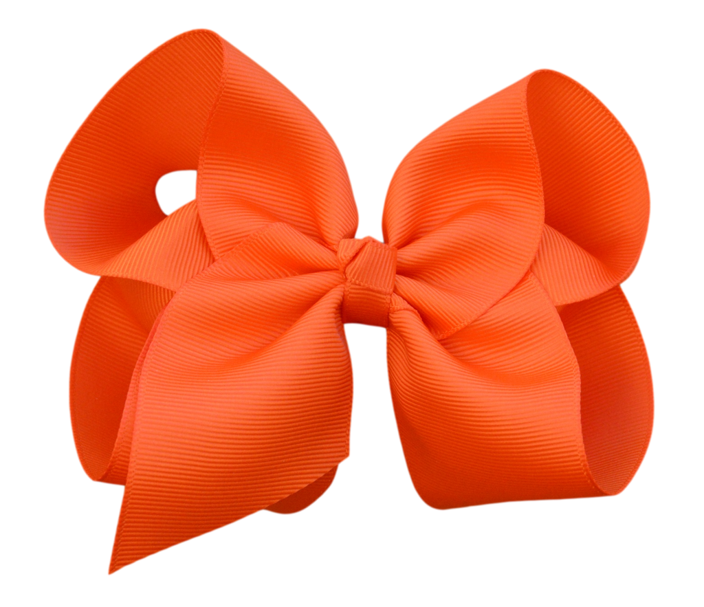 4 inch Solid Grosgrain Bow