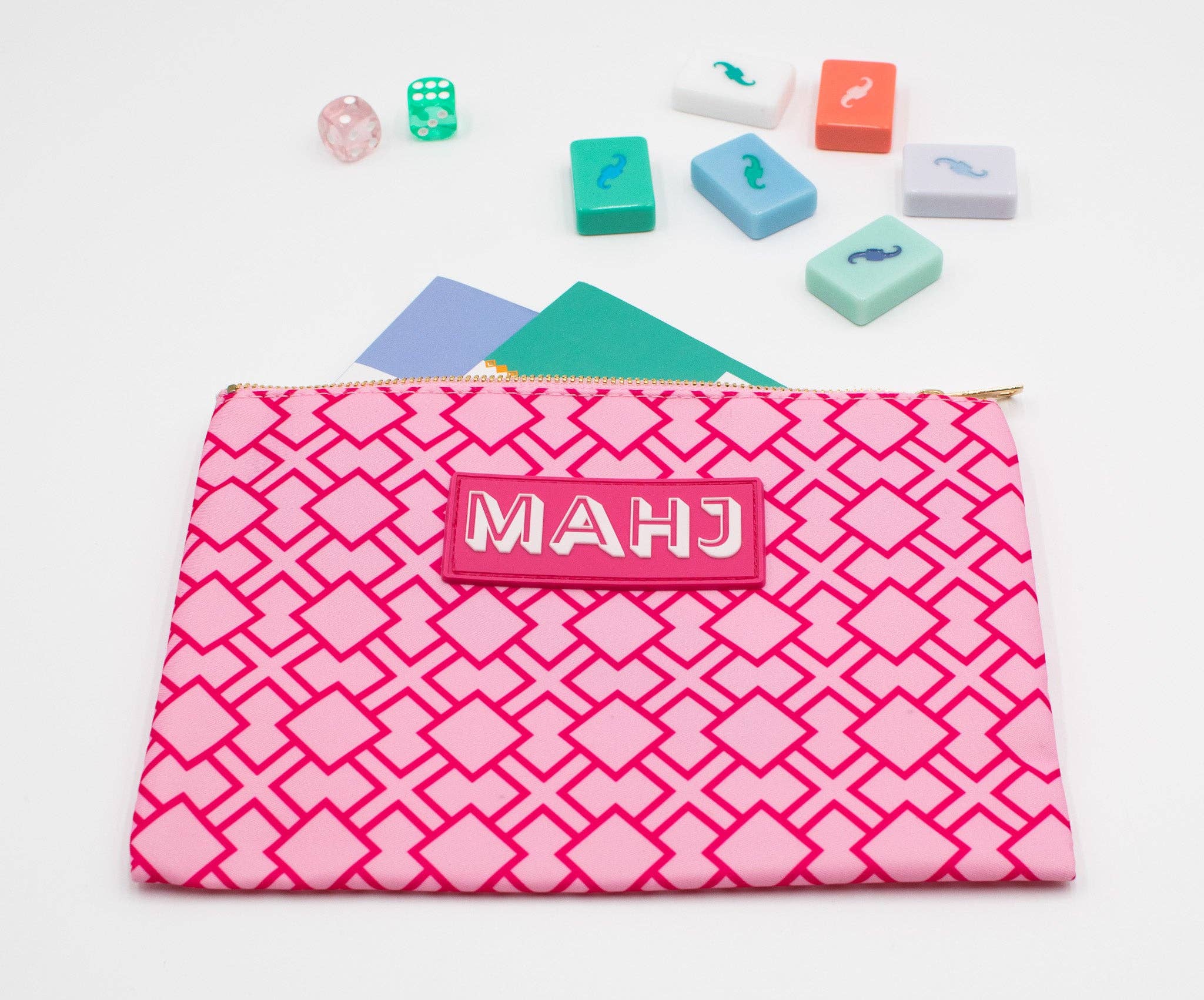 Premium Mahjong Card & Accessory Bag