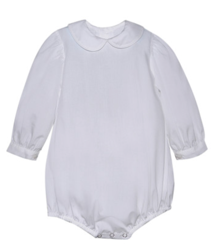 Long Sleeve Piped Bubble- Girls