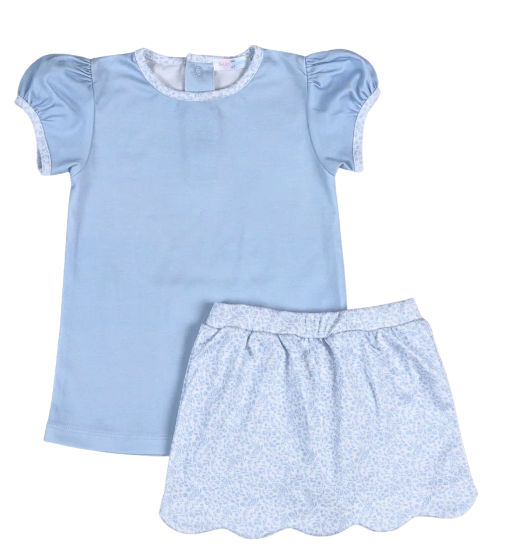 Ivy Floral Skort Set