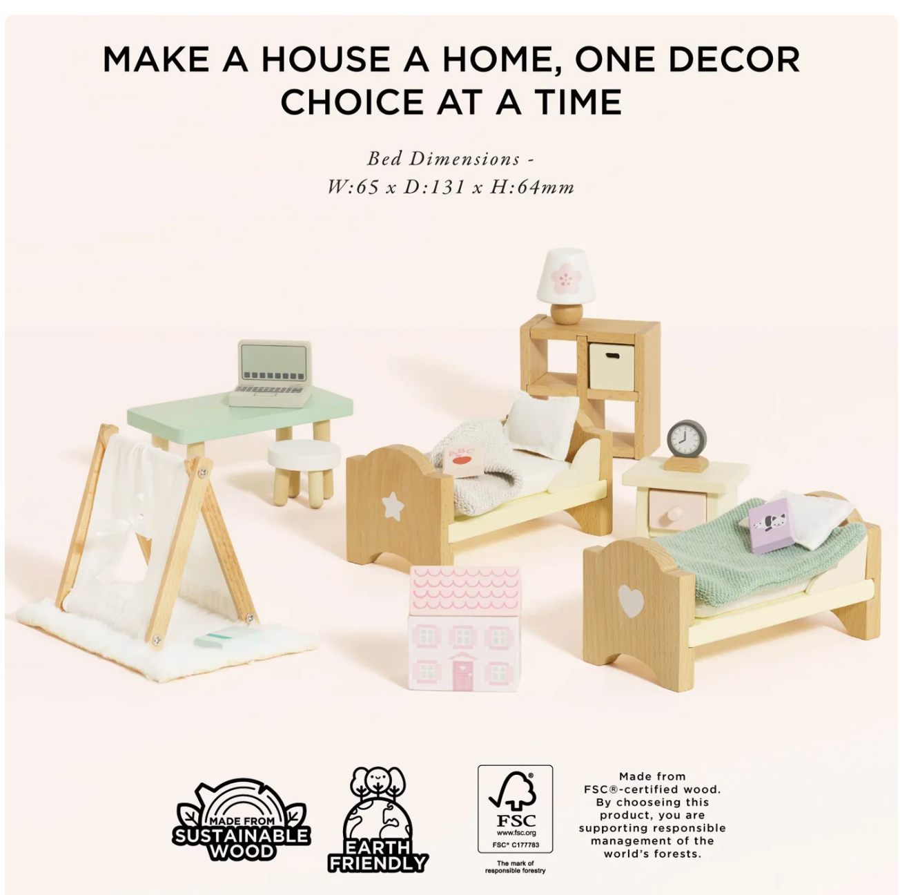 Doll House Child's Bedroom Furniture