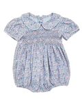 Lily Floral Print Smocked Bubble