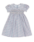 Lily Floral Print Smocked Dress