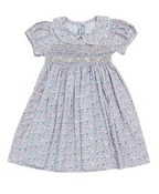 Lily Floral Print Smocked Dress