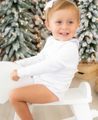 Long Sleeve Peter Pan Collar Bodysuit