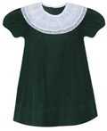 Louise Dress- Christmas Green