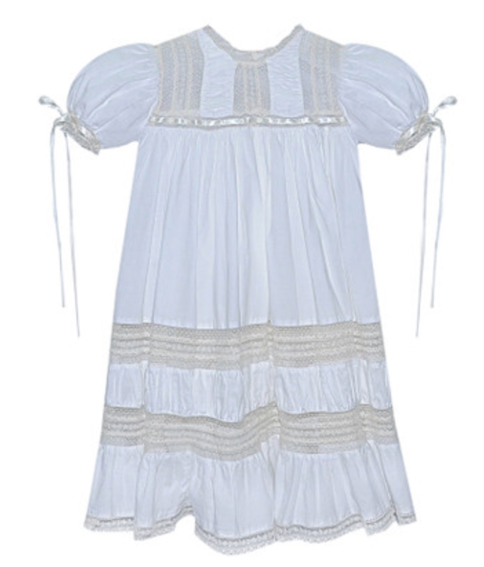 Mary Claire Dress- Ecru Lace