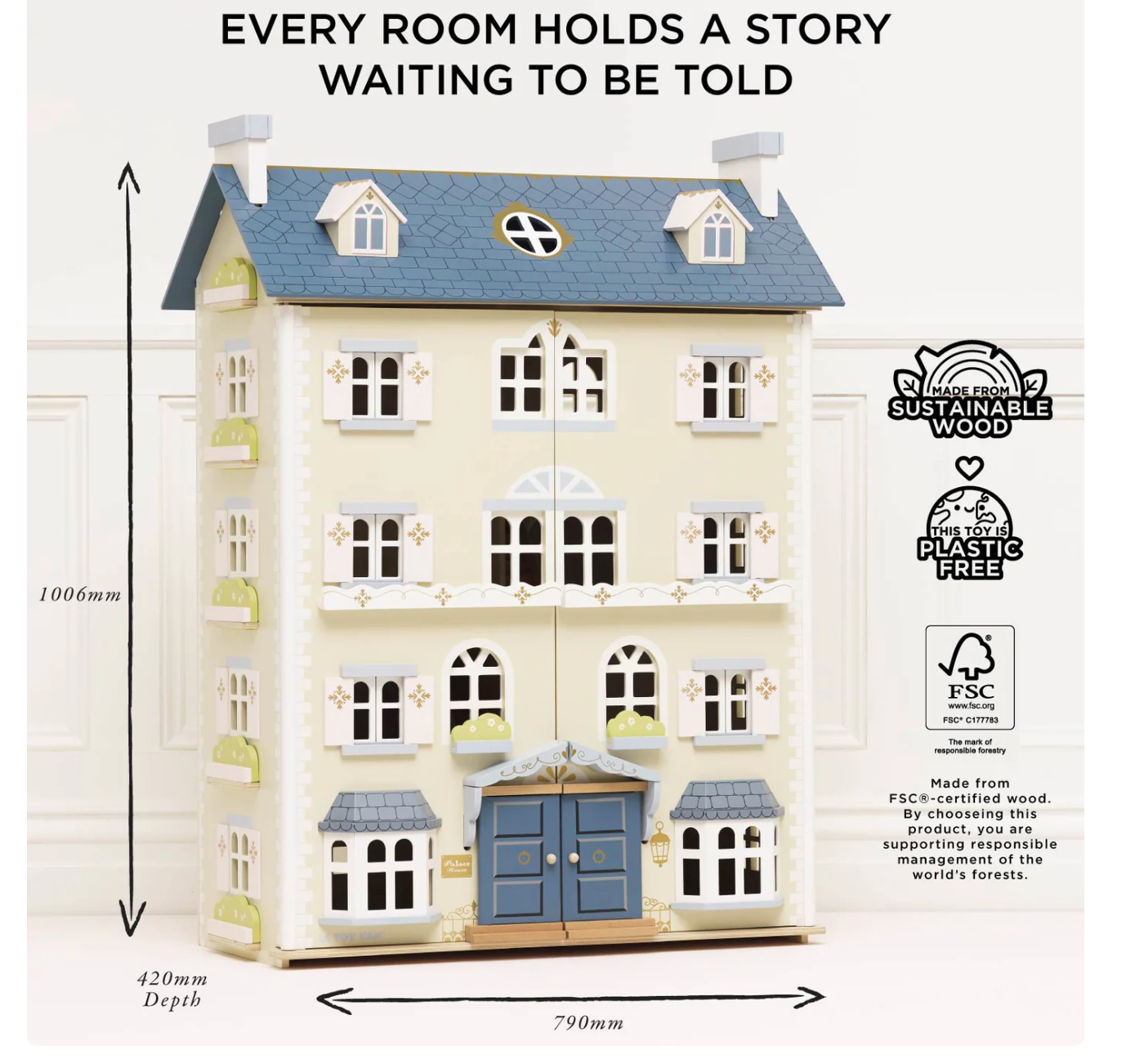 Palace Wooden Doll House