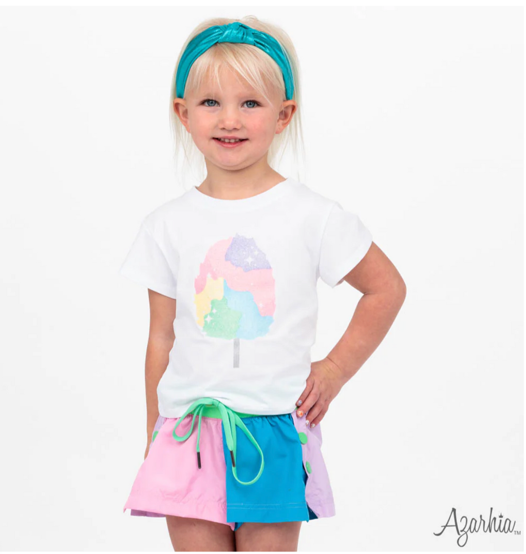 Pastel Color Block Short