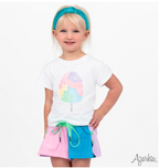 Pastel Color Block Short