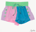 Pastel Color Block Short