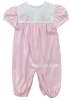 Girl Classics Converter Daygown W/Embroidered puppy dogs