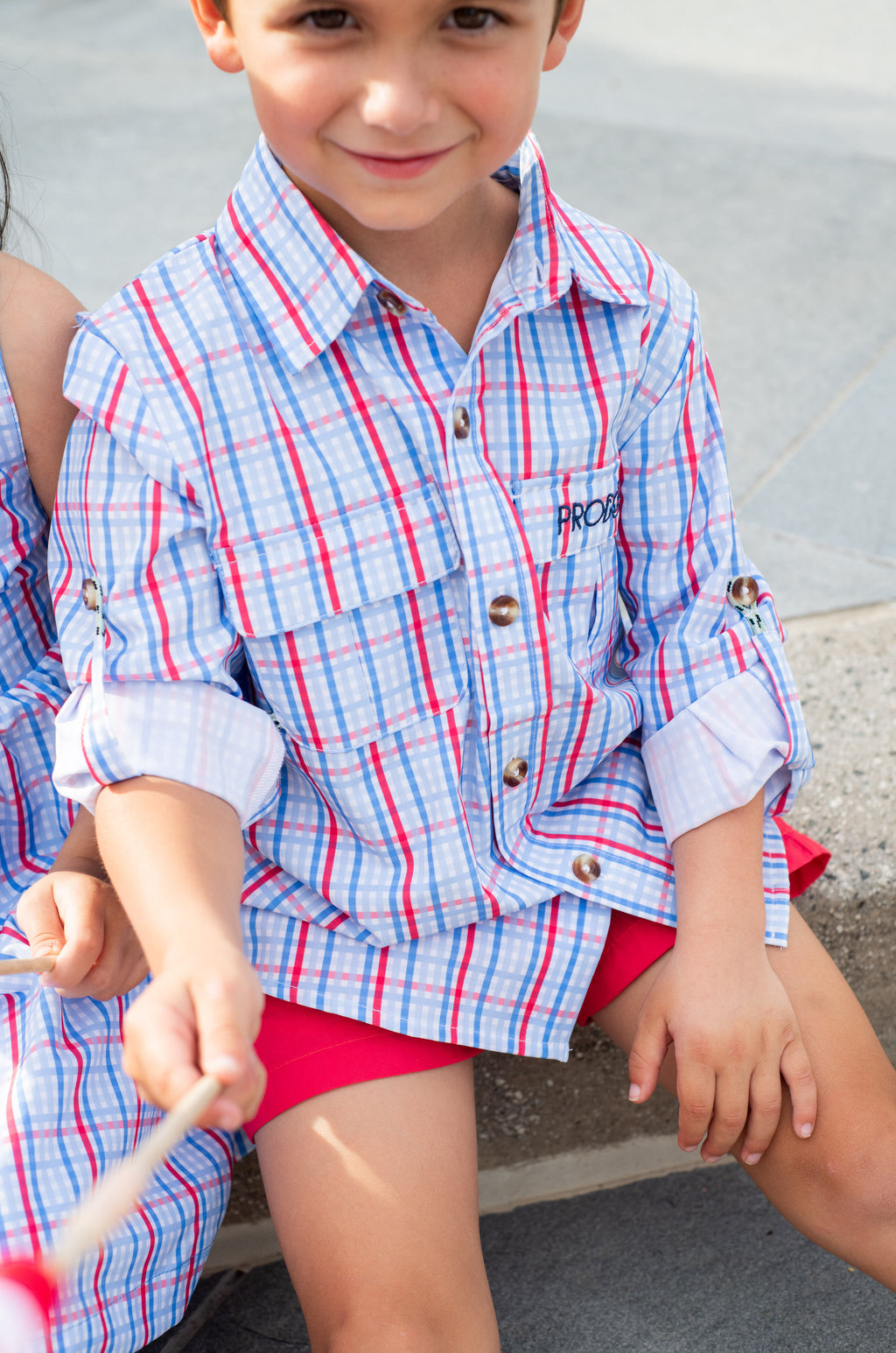 Boys' Long Sleeve Founders Kids Fishing Shirt