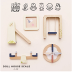 Wooden Doll House Outdoor Furniture