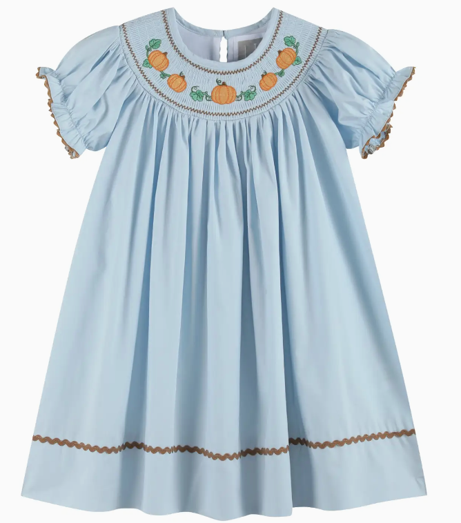 Blue Pumpkin Smocked Smocked Bishop Dress