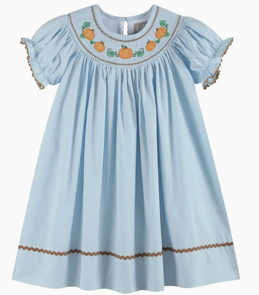 Blue Pumpkin Smocked Smocked Bishop Dress