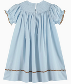 Blue Pumpkin Smocked Smocked Bishop Dress