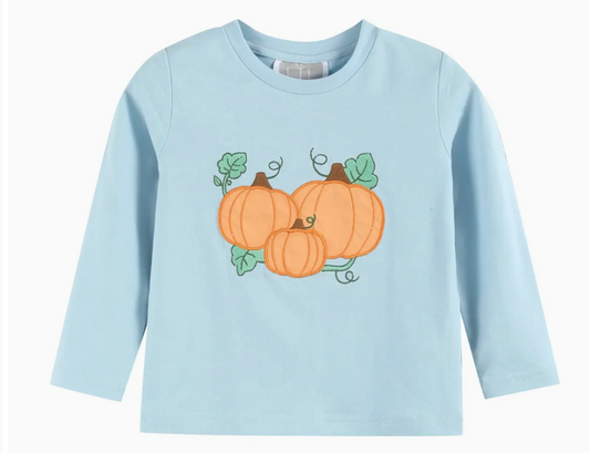 Blue Pumpkin Shirt & Brown Pants Set