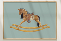 Rocking Horse Art Print 5 x 7