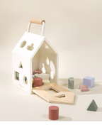 Wooden Shapes Sorting House