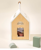 Wooden Shapes Sorting House