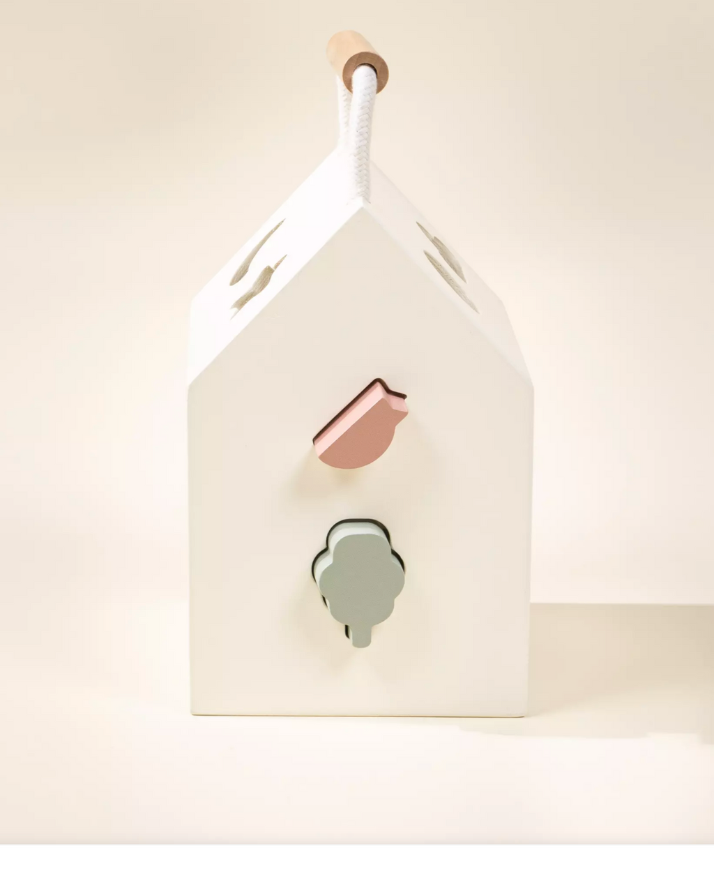 Wooden Shapes Sorting House
