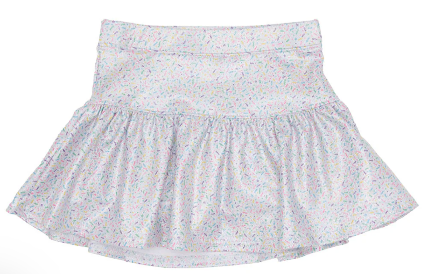 Shimmer Sprinkles Gathered Skort