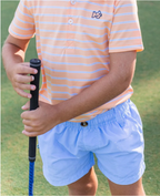 Boys' Outrigger Performance Shorts – UPF 50+ Durable Everyday Short in Windsurfer Blue