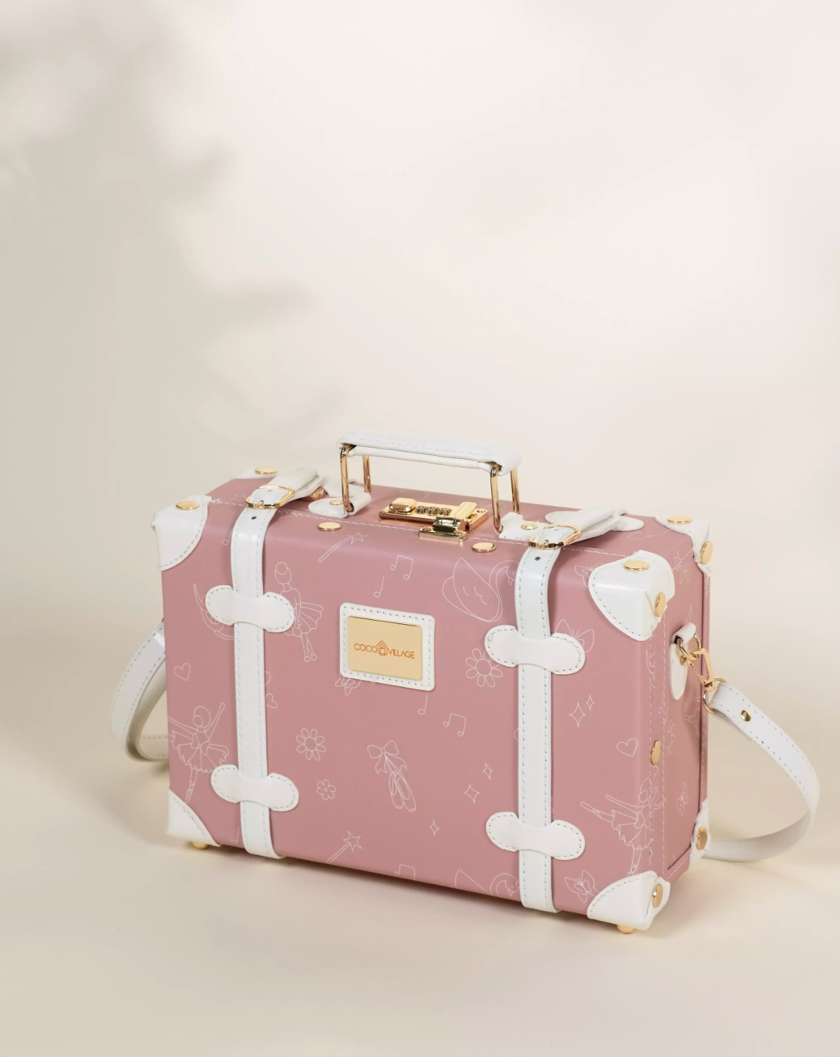 Vegan Leather Carry On Suitcase Ballerina