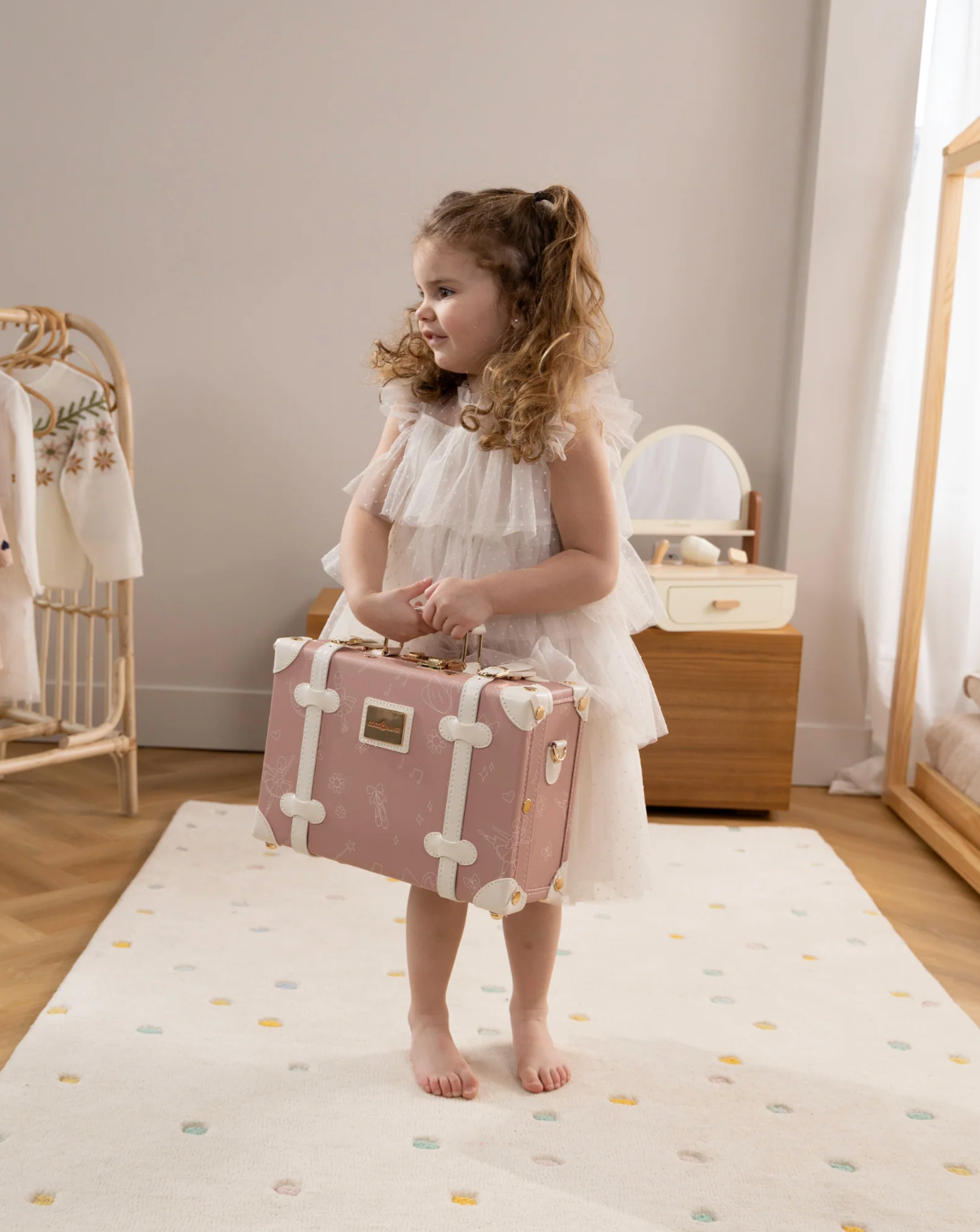 Vegan Leather Carry On Suitcase Ballerina