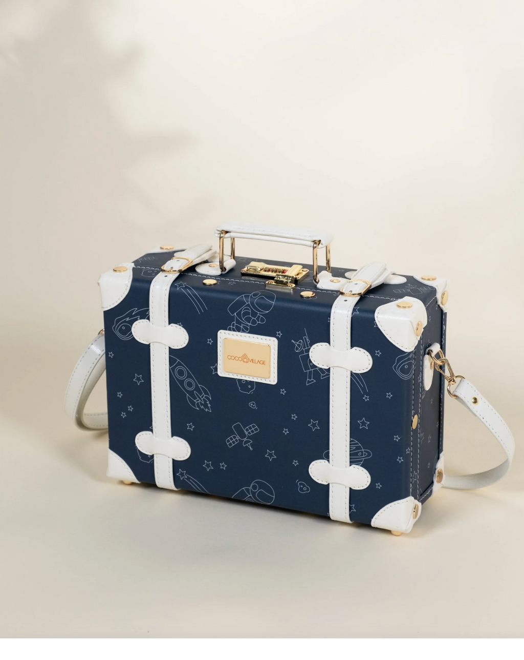 Vegan Leather CarryOn Suitcase Space