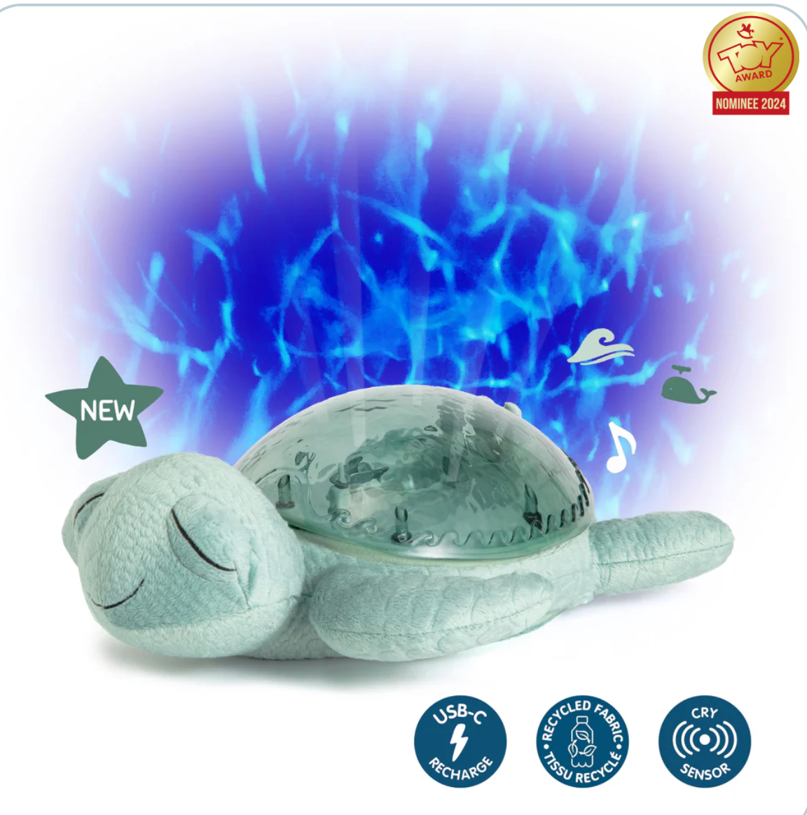 Tranquil Turtle- Green (Rechargeable)