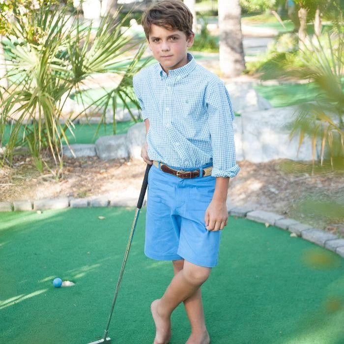 Boys Shorts-Harbour Blue