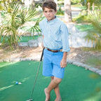 Boys Shorts-Harbour Blue
