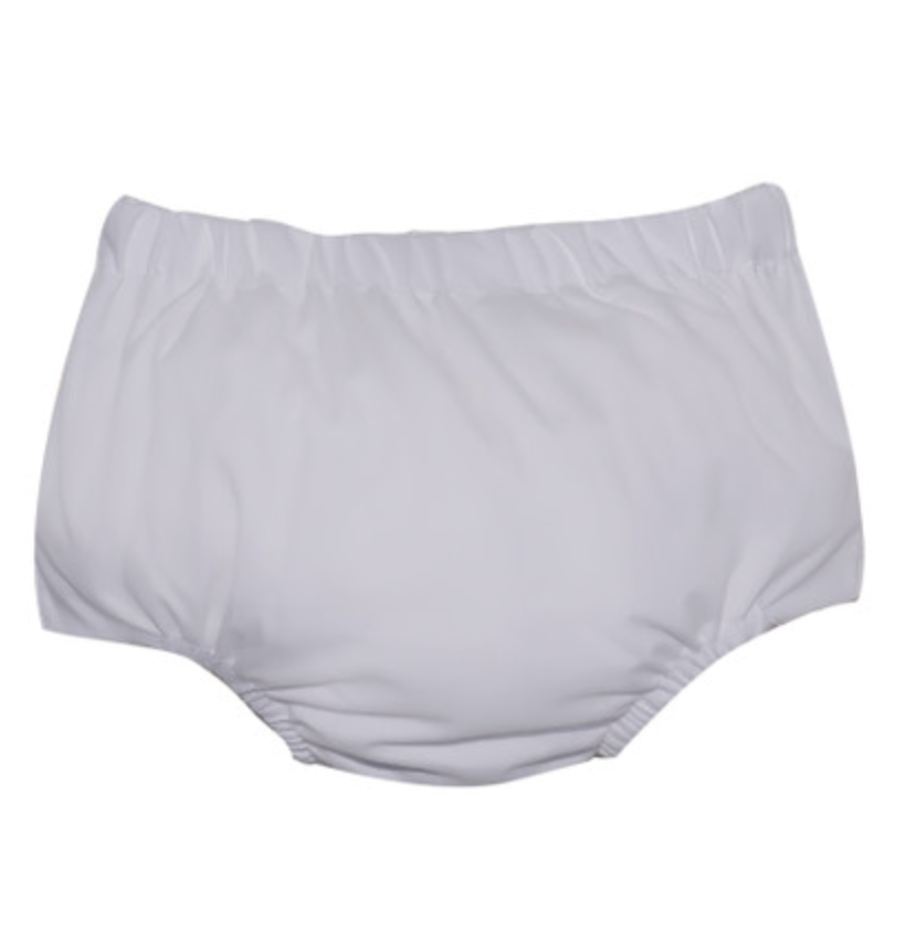 Landon Diaper Cover White Knit